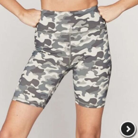 NWT Spiritual Gangster Camo Gangster Biker Shorts - Picture 6 of 6